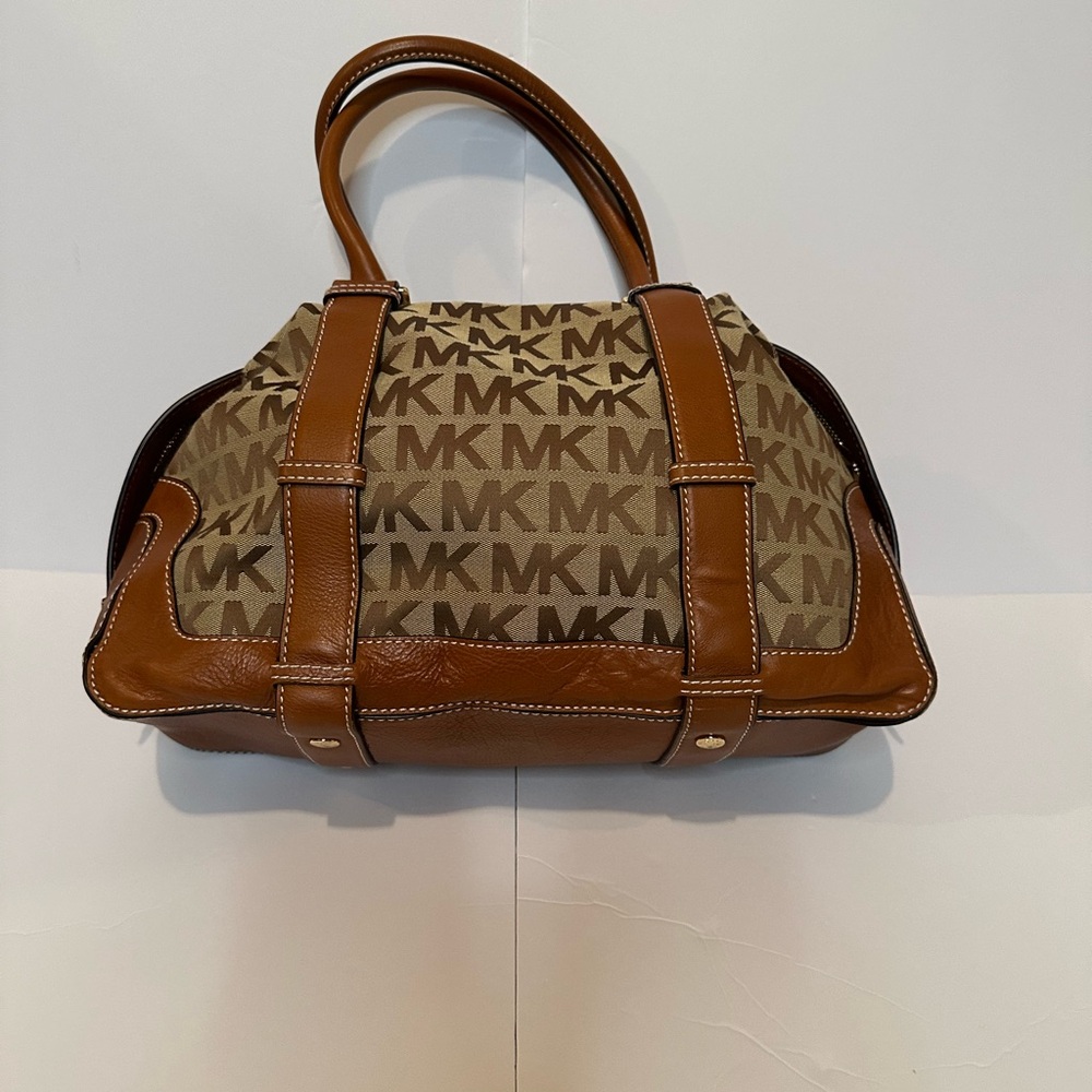 Michael Kors Brown and Tan Logo Men's Bag